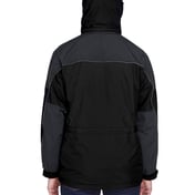 Back view of Adult 3-in-1 Two-Tone Parka