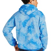 Back view of Crystal Tie-Dye Pullover Hoodie