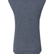 Back view of Women’s Festival Sleeveless Deep V-Neck T-Shirt