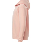 Side view of Garment-Dyed Youth Lightweight Fleece Hooded Sweatshirt