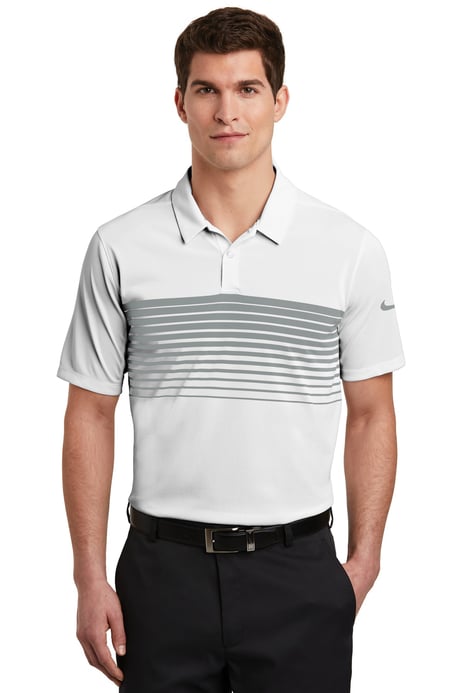 Front view of Dri-FIT Chest Stripe Polo