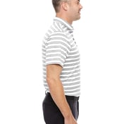 Side view of Tech Stripe Polo