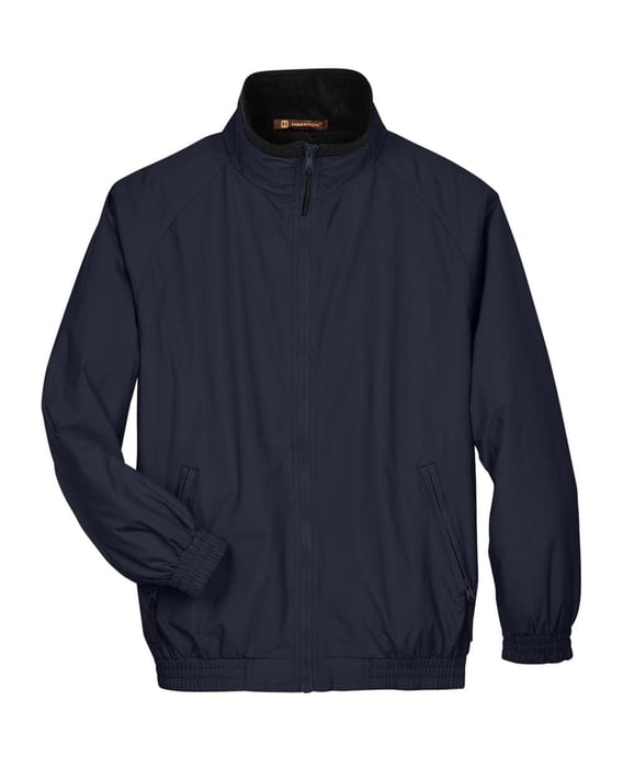 Front view of Fleece Lined Nylon Jacket