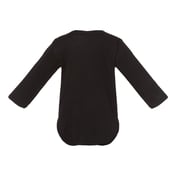 Back view of Infant Long Sleeve Baby Rib Bodysuit
