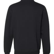 Back view of Dri Power® Quarter-Zip Cadet Collar Sweatshirt