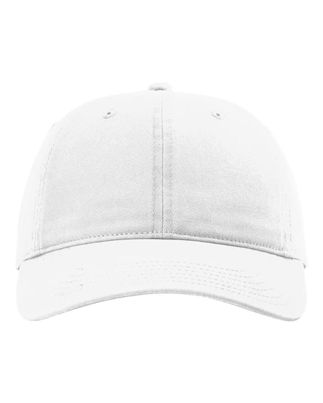 Front view of Peach Twill Dad Hat