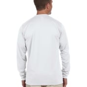 Back view of Adult Wicking Long-Sleeve T-Shirt