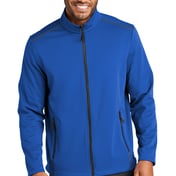 Front view of Collective Tech Soft Shell Jacket