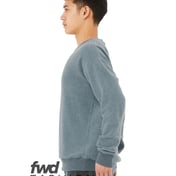 Side view of Unisex Sueded Drop Shoulder Sweatshirt