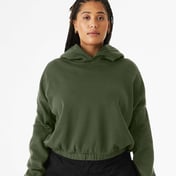 Front view of FWD Fashion Women’s Sponge Fleece Cinched Bottom Hoodie