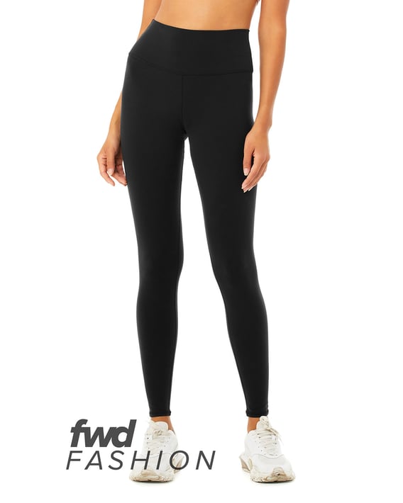 Front view of FWD Fashion Ladies’ High Waist Fitness Leggings