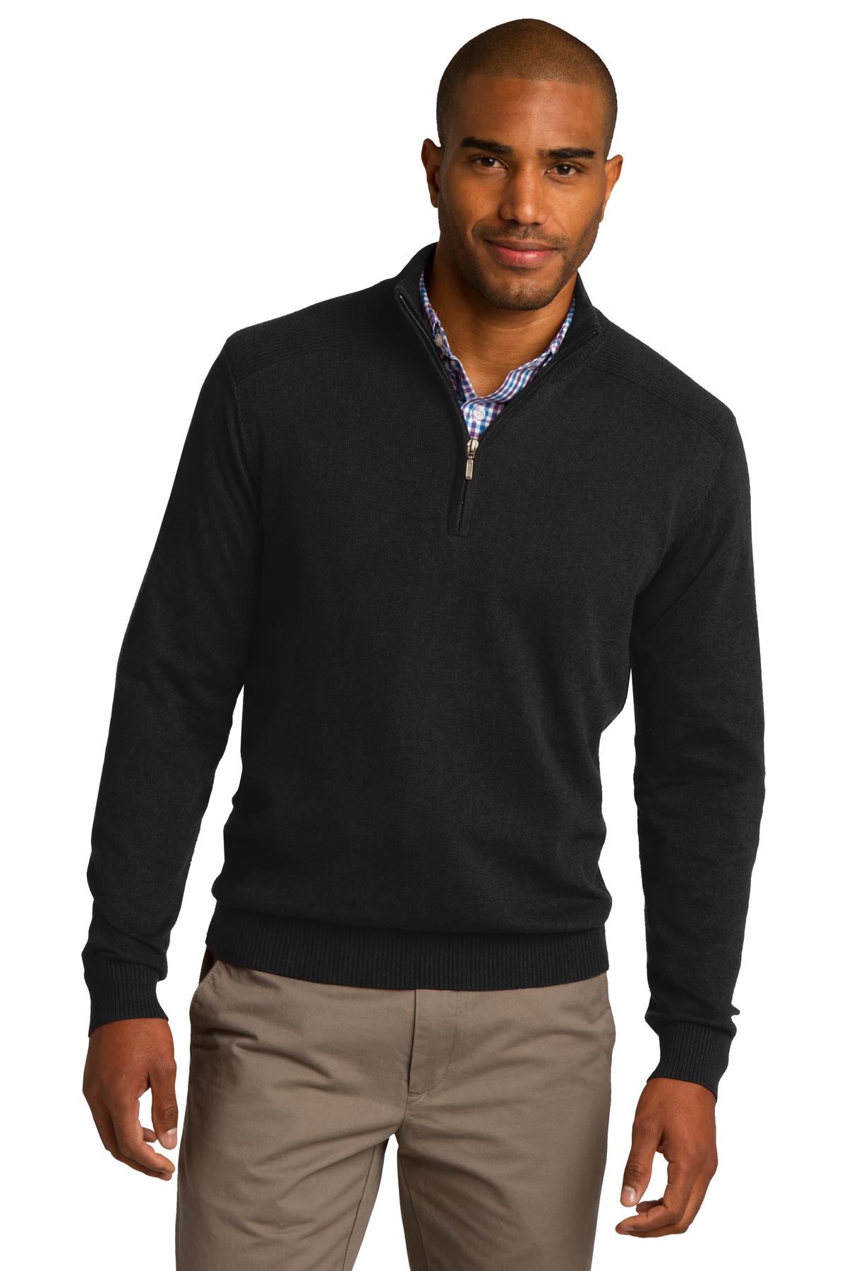 Front view of 1/2-Zip Sweater