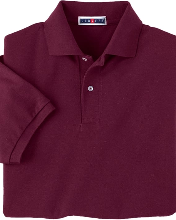 Front view of 5.9 Oz., 50/50 Piqué Polo With SpotShield