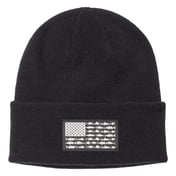 Front view of PFG Fish Flag™ Cuffed Beanie