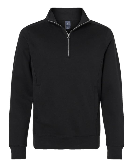 Front view of Heavyweight Fleece Quarter-Zip Sweatshirt