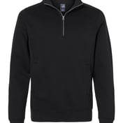 Front view of Heavyweight Fleece Quarter-Zip Sweatshirt
