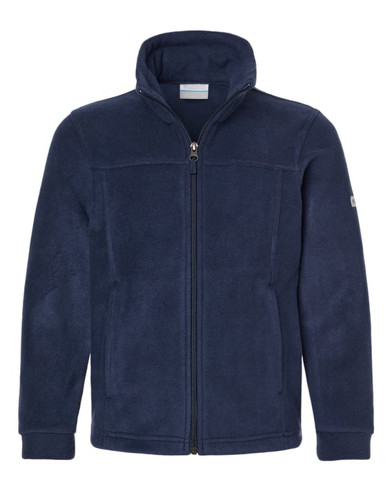 Front view of Youth Steens Mountain™ II Fleece Full-Zip Jacket
