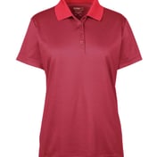 Front view of Women’s Express Microstripe Performance Pique Polo