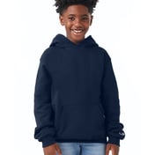 Front view of Youth Powerblend® Pullover Hooded Sweatshirt