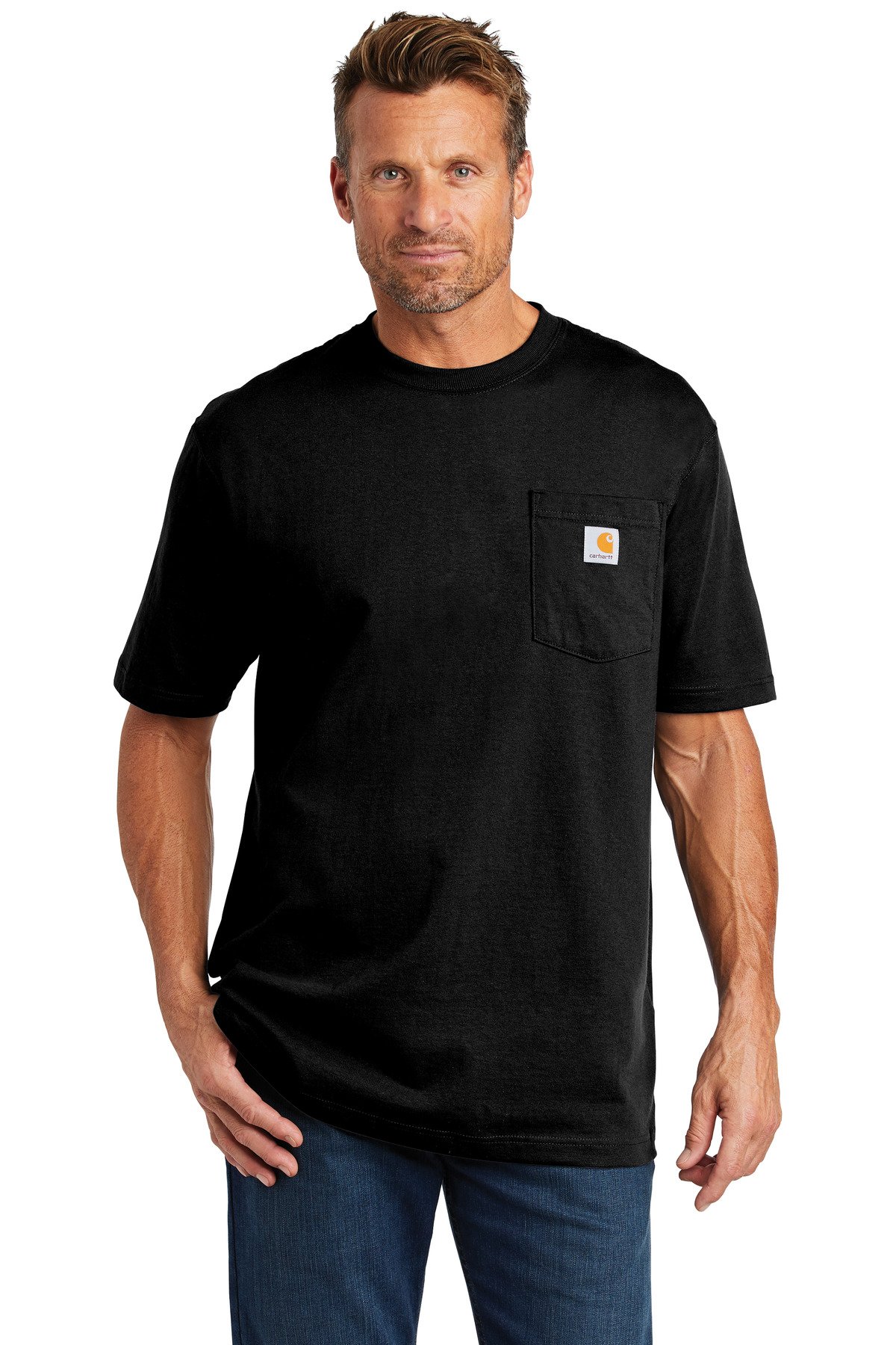 Front view of Workwear Pocket Short Sleeve T-Shirt