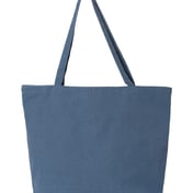 Front view of Seaside Pigment-Dyed Large Tote