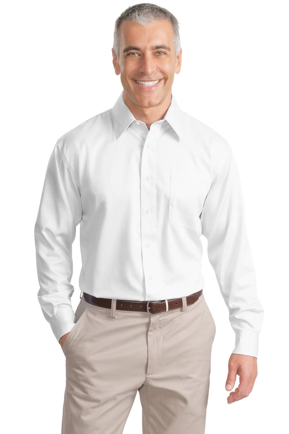 Front view of Non-Iron Twill Shirt