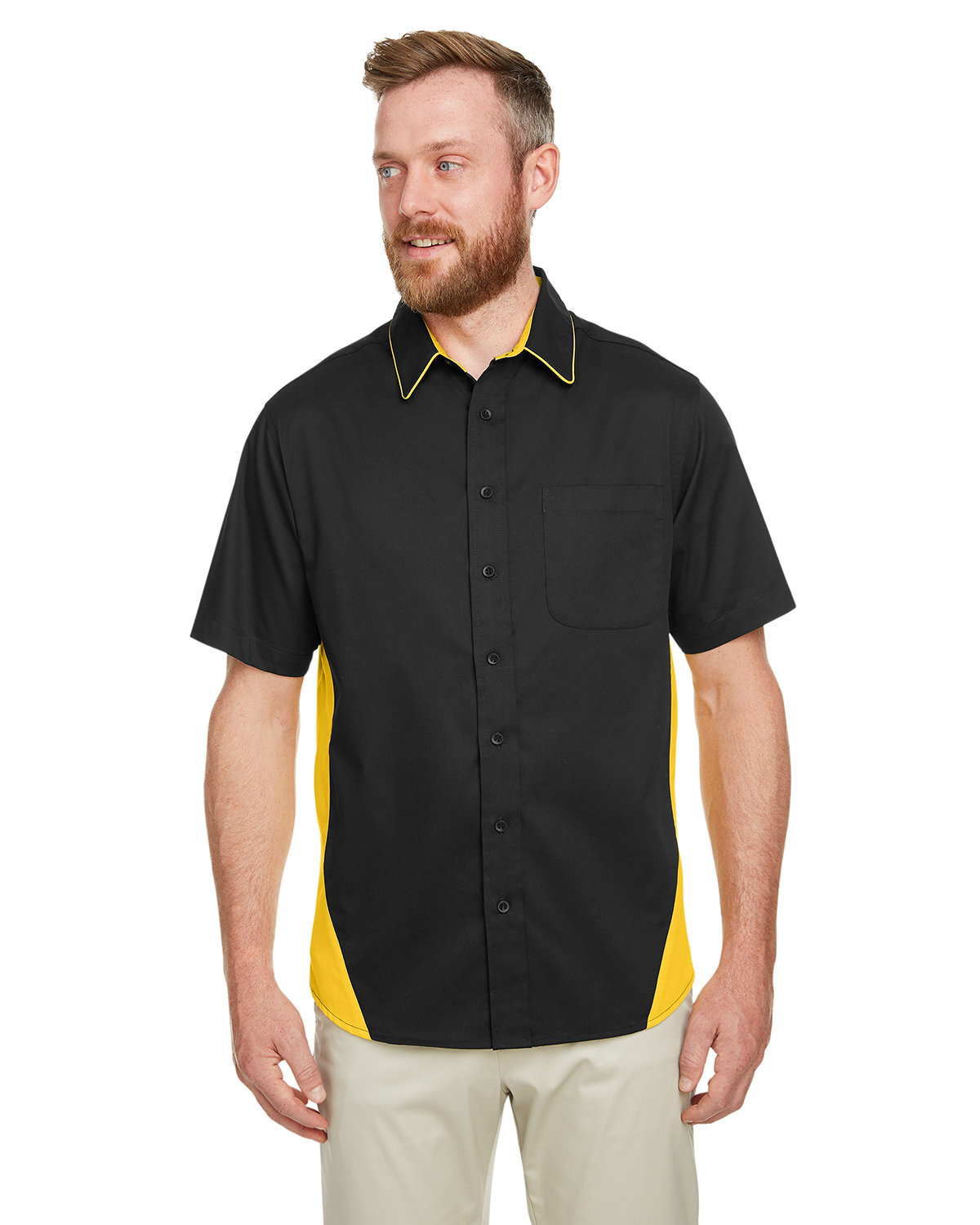 Front view of Men’s Flash IL Colorblock Short Sleeve Shirt
