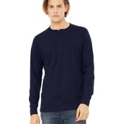 Front view of Men’s Jersey Long-Sleeve Henley