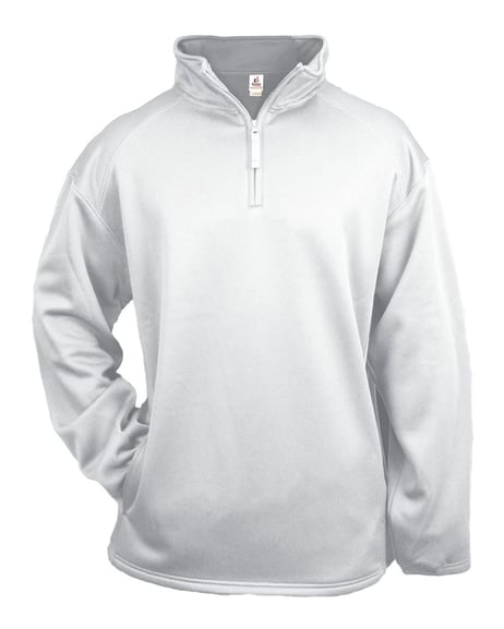 Front view of Performance Fleece Quarter-Zip Pullover