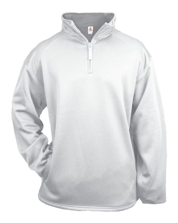 Front view of Performance Fleece Quarter-Zip Pullover