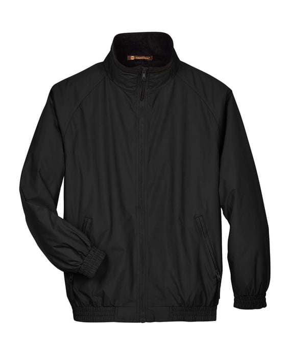 Front view of Fleece Lined Nylon Jacket