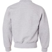 Back view of NuBlend® Youth Crewneck Sweatshirt