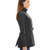 Side view of Ladies’ Skyscape Three-Layer Textured Two-Tone Soft Shell Jacket