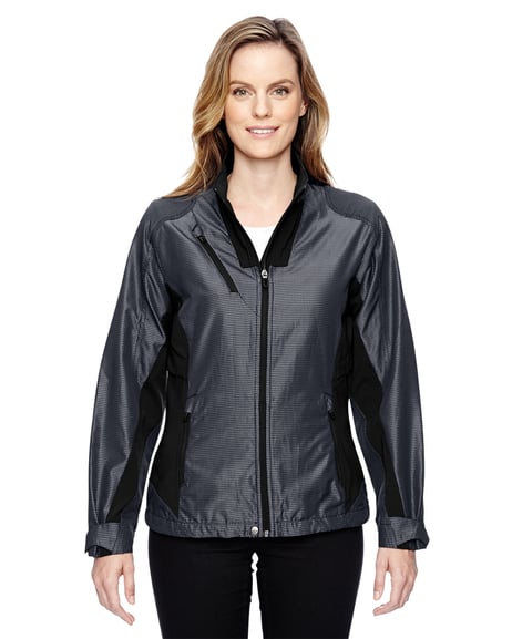 Front view of Ladies' Aero Interactive Two-Tone Lightweight Jacket