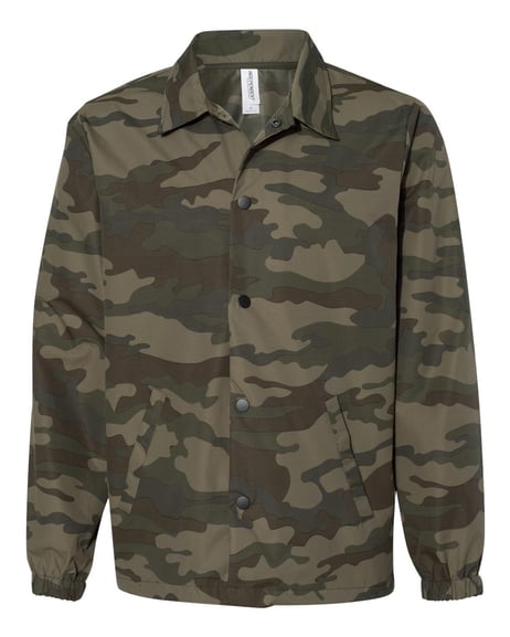 Front view of Water-Resistant Windbreaker Coach S Jacket