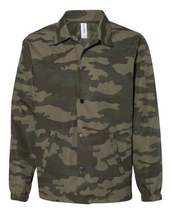 Front view of Water-Resistant Windbreaker Coach S Jacket