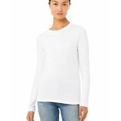 Front view of Ladies’ Relaxed Jersey Long-Sleeve T-Shirt