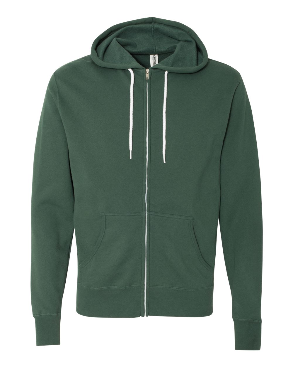 Front view of Lightweight Full-Zip Hooded Sweatshirt