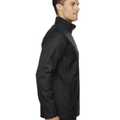 Side view of Men’s City Textured Three-Layer Fleece Bonded Soft Shell Jacket