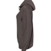 Side view of Women’s French Terry Sport Lace Scuba Hooded Pullover