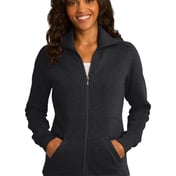 Front view of Women’s Slub Fleece Full-Zip Jacket