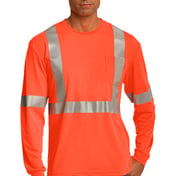 Front view of ANSI 107 Class 2 Long Sleeve Safety T-Shirt