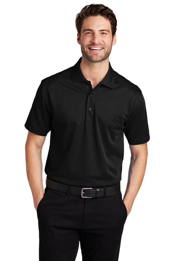 Front view of Tall Tech Pique Polo