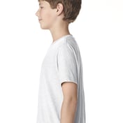 Side view of Youth Triblend Crew