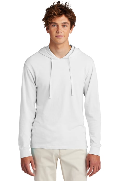 Front view of Beach Wash&reg; Garment-Dyed Pullover Hooded Tee