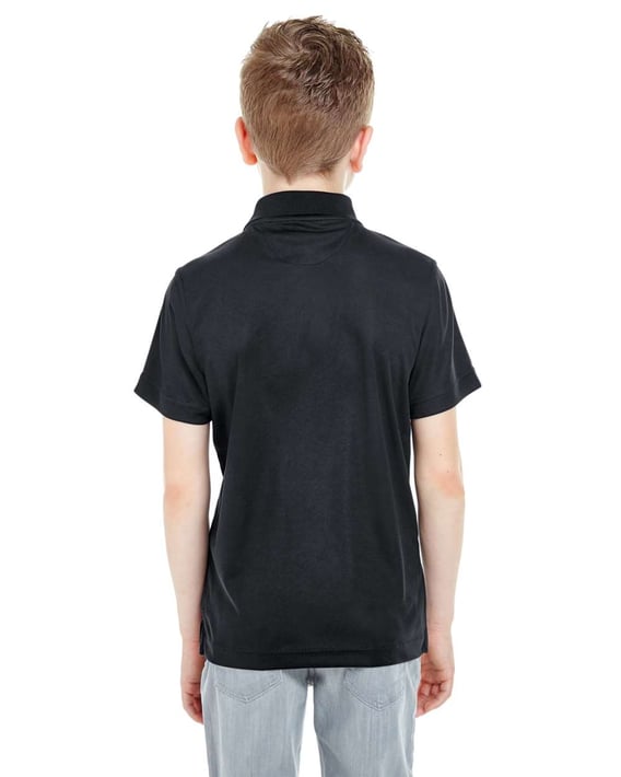 Back view of Youth Cool & Dry Mesh Piquéé Polo