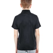 Back view of Youth Cool & Dry Mesh Piquéé Polo