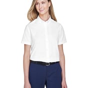 Front view of Ladies’ Optimum Short-Sleeve Twill Shirt