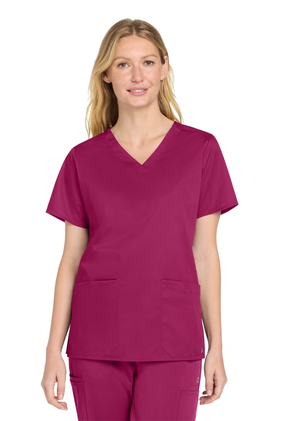 Front view of Women’s WorkFlex V-Neck Top