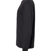 Side view of Workwear Long Sleeve Pocket T-Shirt